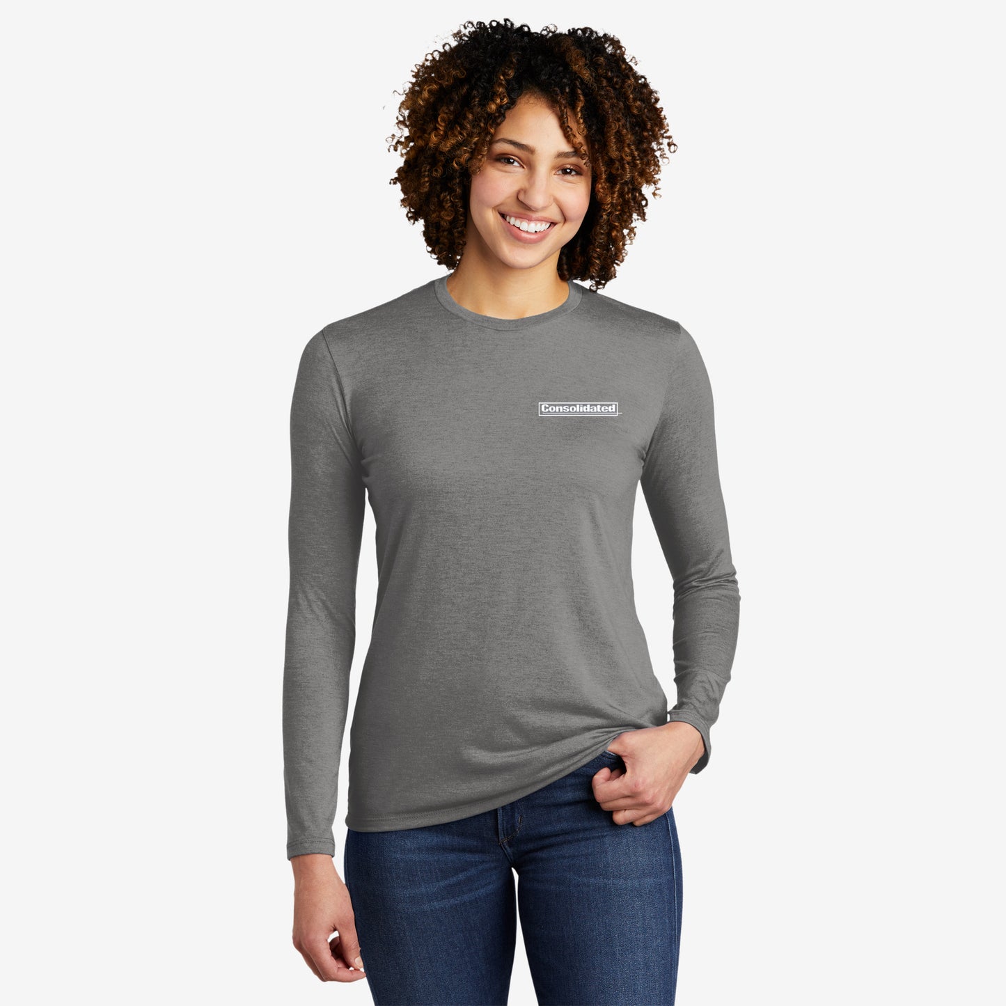 Allmade Womens Tri-Blend Long Sleeve Tee