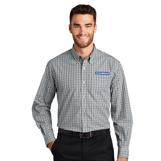 Men's Gingham Easy Care Shirt