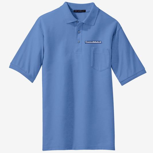 Port Authority Silk Touch Polo with Pocket