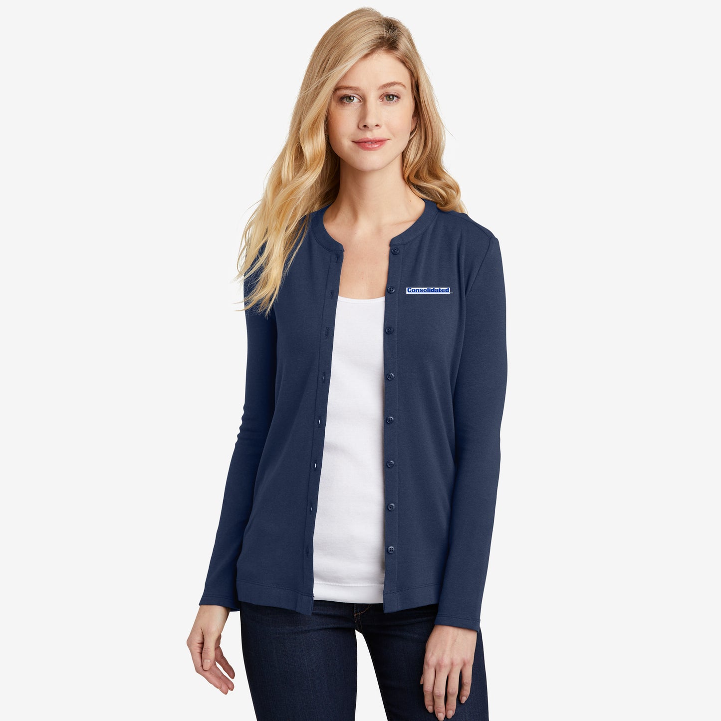 Port Authority Ladies Concept Stretch Button-Front Cardigan